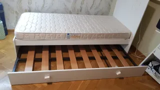 Camanido-cuna 80/90 cm con colchón + supletoria