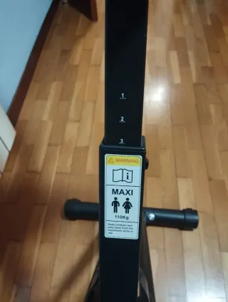 Bicicleta Estática Plegable Azul