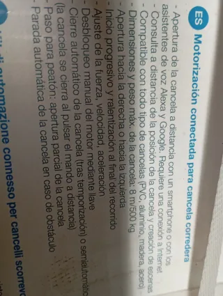 Motor Puerta Corredera Avidsen Orea Connect