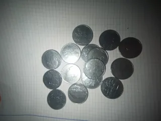 15 Monedas 100 Liras Italia