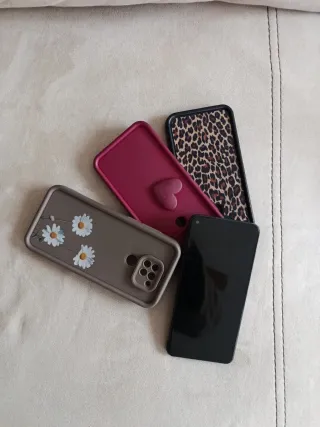 Xiaomi Redmi Note 9 128GB Azul . Incluye 3 fundas