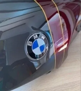 Logo BMW Moto 100x100mm garantizados