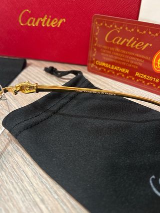 Gafas Cartier Doradas Pantera