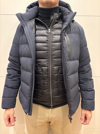 Chaqueta plumífero Herno Laminar Azul