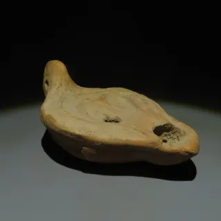 Lámpara antigua romana