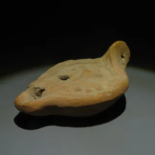 Lámpara antigua romana