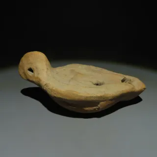 Lámpara antigua romana