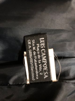 Plumífero LUIS CAMPOY señora talla 42