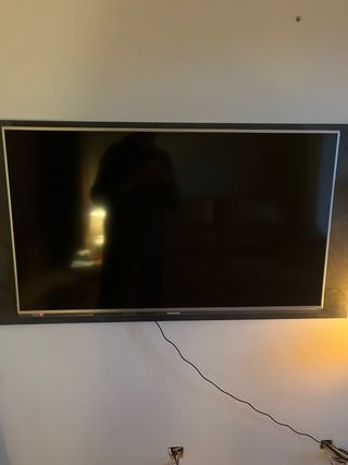 TV Panasonic Negra + Chromecast
