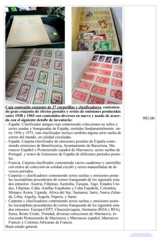 Colección Sellos España y Colonias 1855-1980