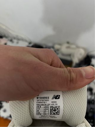 New Balance 1906R Blanco/Plateado Talla 43