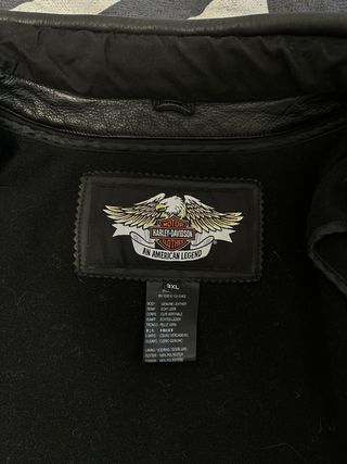 Chaqueta Cuero Harley-Davidson Negra