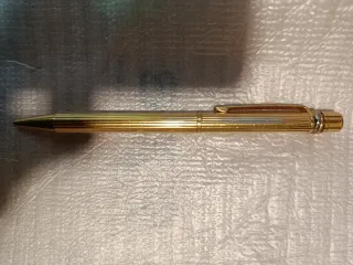 Bolígrafo Cartier Santos Dorado