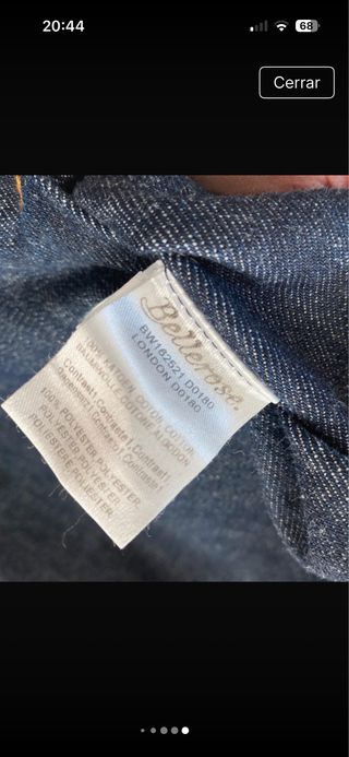 Cazadora vaquera Bellerose reversible borreguito