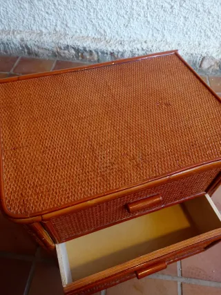 Testata in vimini laccato, 135 cm