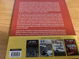 El disturbio eterno, Joe Sacco, cómic como nuevo