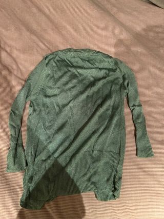 Jersey elegante verde plateado