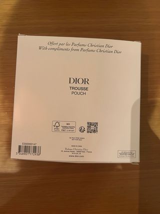 Neceser Dior Estrella Dorado y Plateado