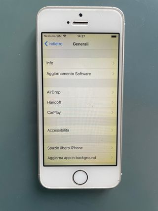 iPhone 5s Bianco e argento