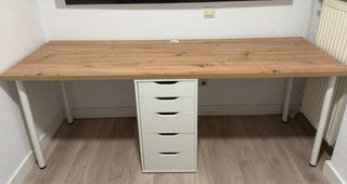 Mesa/tablón de roble Amazonas 3cm Grosor 195x60cm