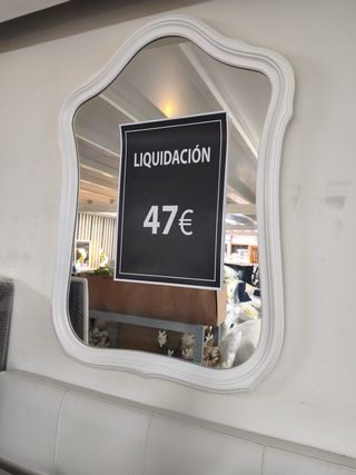Espejo Marco Blanco 47€