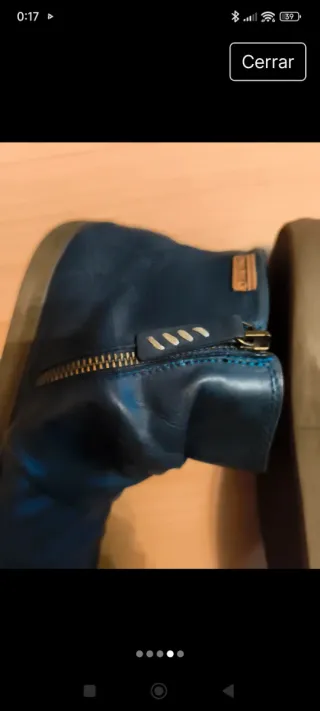 Botines Pikolinos Azul Mujer