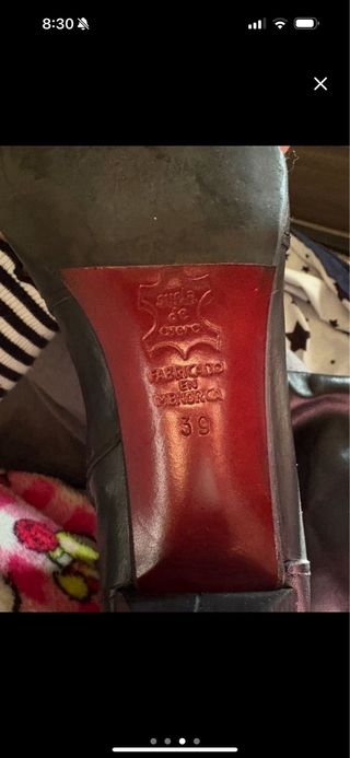 Botas de tacón altas negras