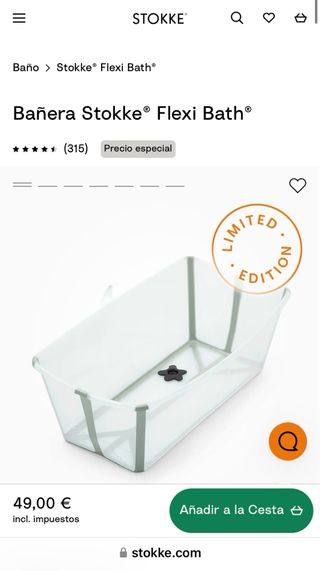 Bañera Plegable Bebé