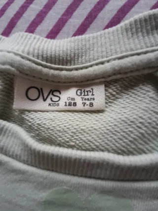 Felpa OVS bambina 7-8 anni cotone