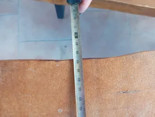 Mesa madera y forja