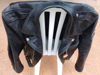 Cazadora Piel Harley-Davidson con insignias