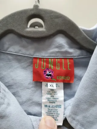 Giacca sahariana vintage lino cotone