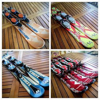 SNOWBLADES. ESQUIS CORTOS. BIG FOOT. FREESTYLE.