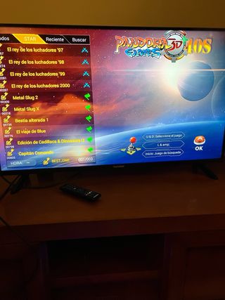 Consola Arcade Box Roja y Blanca