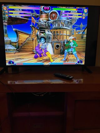 Consola Arcade Box Roja y Blanca