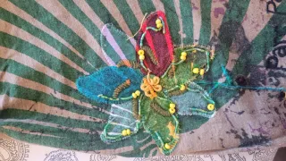 Jersey fino rayas beige y verde