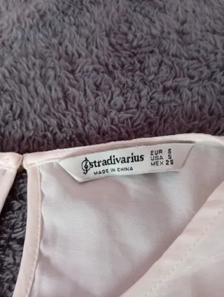 Blusa Stradivarius Blanca Talla S