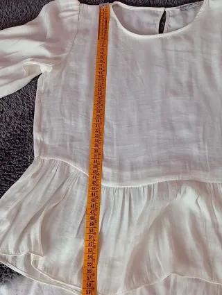 Blusa Stradivarius Blanca Talla S