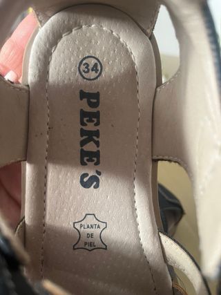 Sandalias niño negras y marrones