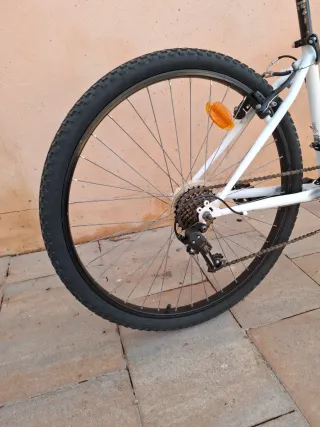 Bicicleta junior blanca