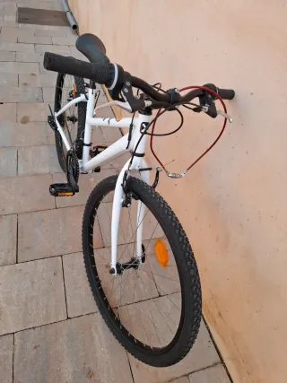 Bicicleta junior blanca