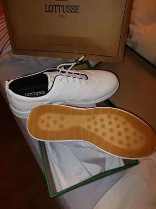 Zapatos de golf Lottusse blancos