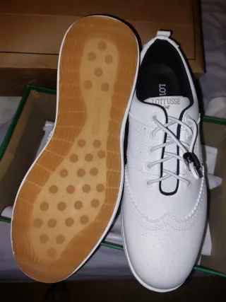 Zapatos de golf Lottusse blancos