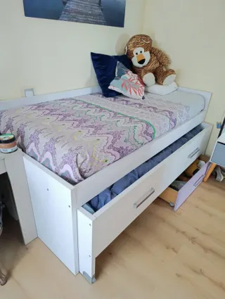 Cama nido con cajones