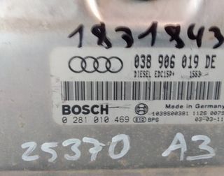 Audi 1831843 centralita motor 038906019de a3 (8l)