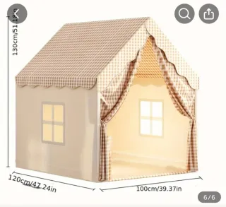 Tienda de campaña infantil castillo