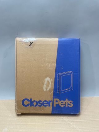 Pet Mate Puerta Mascotas Mediana Blanca