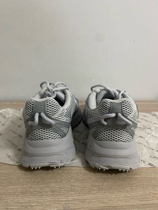 Zapatillas Lacoste Hombre Talla 43 Gris/Plata