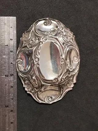 Bandeja inglesa de plata