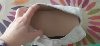 Neceser de aseo negro y blanco